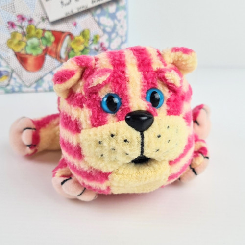 Bagpuss soft toy beanie cat - bagpuss,