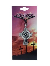 Pewter Pendant Celtic Cross