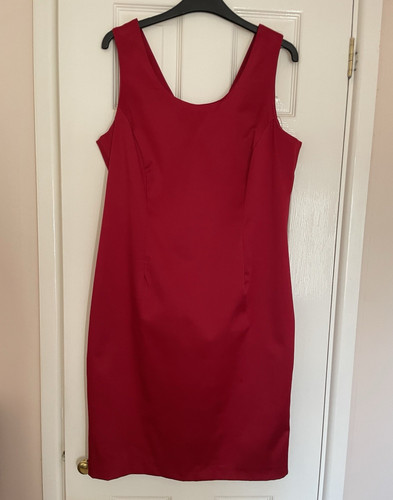 James lakeland red satin shift - james,