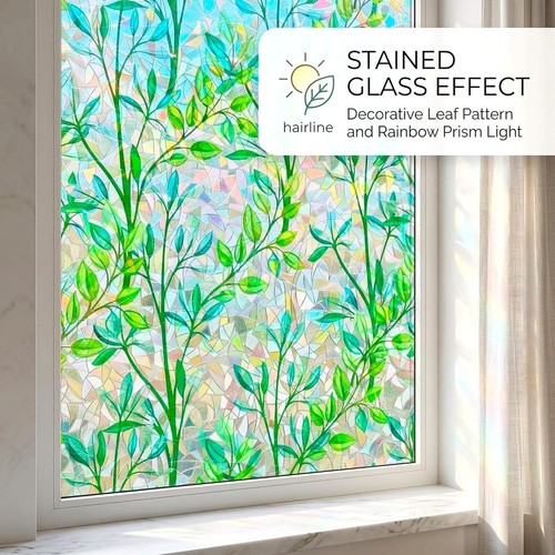 Rainbow frosted window - rainbow,