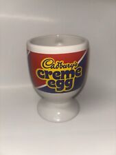 Cadbury Creme Egg Ceramic White Mug Cup 1980's Vintage Retro Coffee Mug