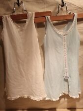 Vintage Nylon 60s Prova babydoll nightwear Baby blue Embroidered & Judy Bri-Nylo