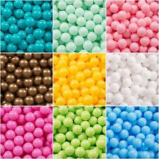 KiddyMoon New Kids Plastic Soft Play Balls for Children Ball Pits, Monocoloured