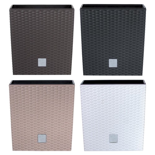 Square low rattan - low, elegant
