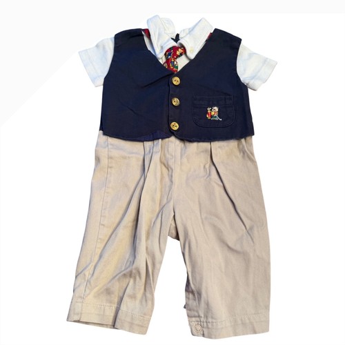Vintage 90s baby boy romper - vintage,