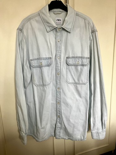 Zara men blue denim - zara,