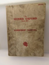 BMC 'MORRIS OXFORD SERIES MO '  Workshop  manual  ..*