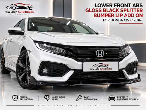 Honda civic 2016 gloss black - 2016+,