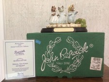 Beatrix Potter Mittens, Tom Kitten and Moppet 1999 - Plynth 20 x 12 cms - Boxed