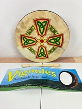 VIGNOLES Handmade Irish Bodhrans Drum, 12"!