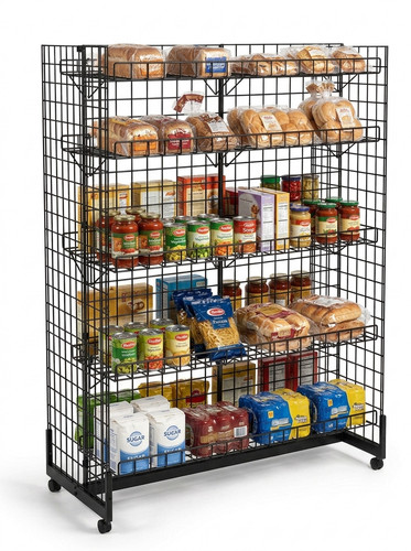 8ft shape gridwall gondola - h,
