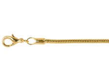 Gold plated chain - gold,