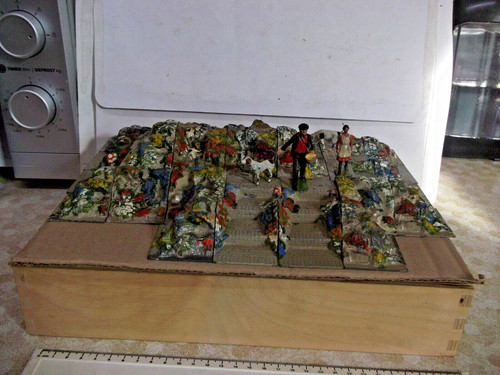 Britains prewar lead rockery - britains,