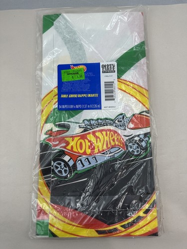 Vintage hot wheels table cloth - wheels,