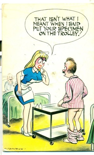 Postcard bamforth comic series - bamforth,