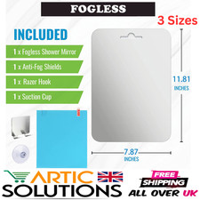 Fogless Shower Shaving Mirror