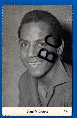 Postcard emile ford musician - emile,