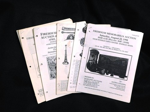 Lot firefighting auction - of,