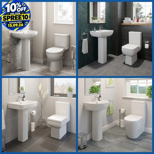 Bathroom cloakroom suite close - bathroom,