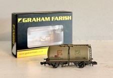 GRAHAM FARISH 373-777D N GAUGE TTA TANK WAGON SHELL BP WEATHERED