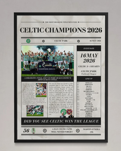 Celtic champions 2026 - champions,