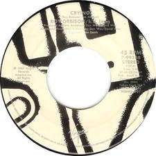 ROY ORBISON / K.D. LANG - CRYING 7" Vinyl Single USA EX