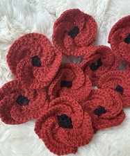 3x Remembrance Poppy Brooch