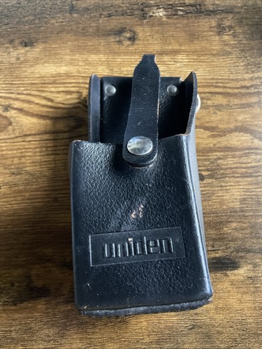 Vintage uniden leather police - vintage,