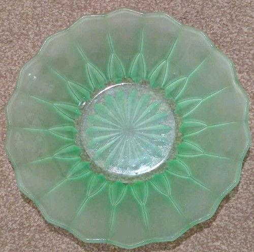 Bagley glass plate green - bagley,