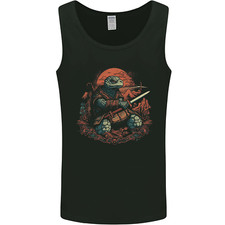 A Fantasy Samurai Turtle Tortoise Mens Vest Tank Top