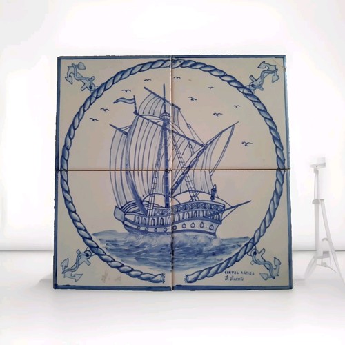 Portuguese hand painted - , on