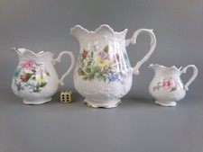 Aynsley "Wild Tudor" Jug Trio