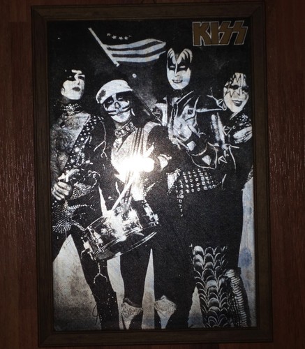 Kiss spiegel mirror 1980 - kiss,