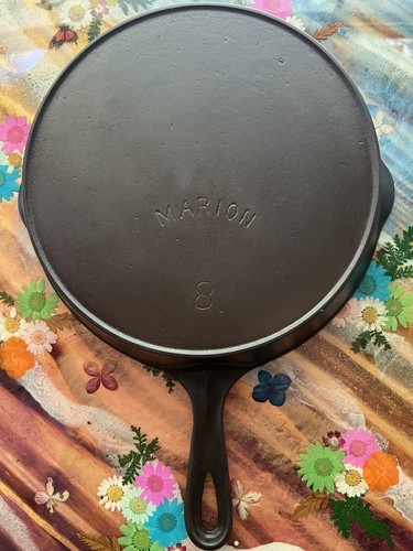 Marion cast iron skillet - cast,