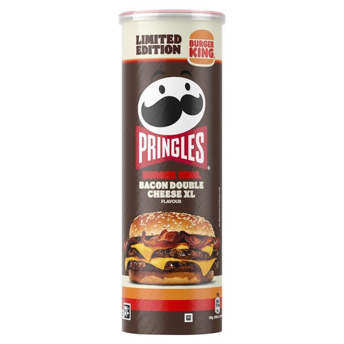Pringles burger king bacon - burger,