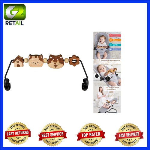 Baby bouncer toy bar wooden - bar,