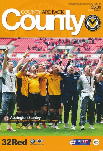 Newport county accrington - county, v