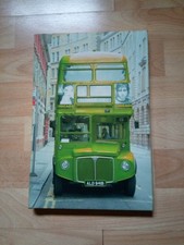 Canvas Picture of Green London Bus
