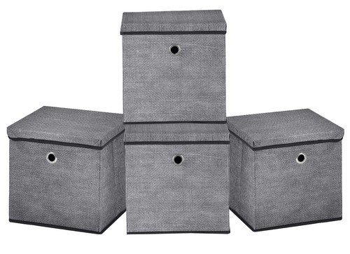 Fabric storage boxes - fabric, with
