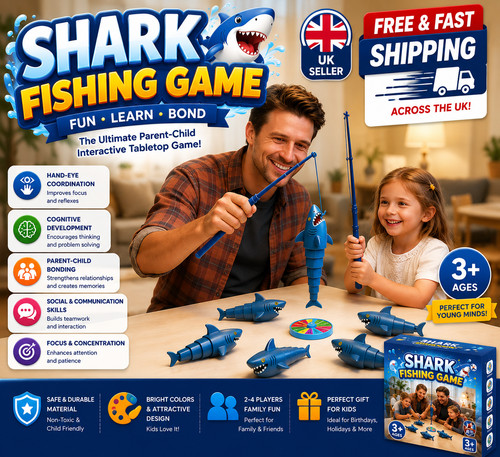 Shark fishing game toy - shark,
