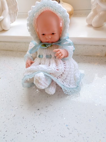 Hand knitted dolls - 10",