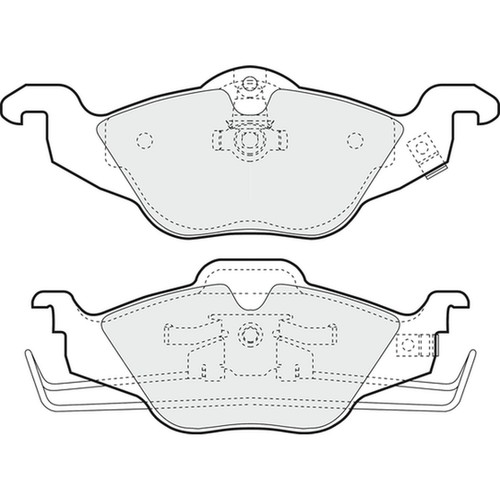 Brake pads set for - brake,