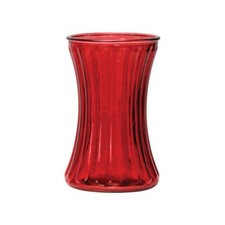 Glass pencil pleat flower - glass, vase