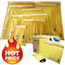 AROFOL GENUINE GOLD BUBBLE PADDED ENVELOPES MAILERS BAGS *ALL SIZES / QTY'S*