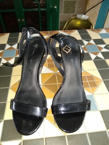 Womens black patent platform - patent,