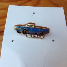 Peugeot 504 Cabriolet badge pin lapel car automobilia