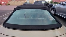 MGF Rover Black Soft Top Roof Cover Plastic Screen Latches 