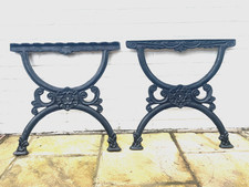 VICTORIAN CAST IRON TABLE LEGS