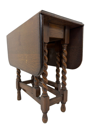 Vintage antique oak barley - vintage,