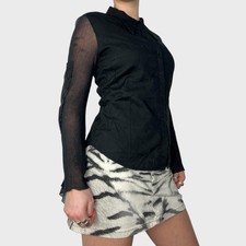 Cop Copine Black Button Blouse